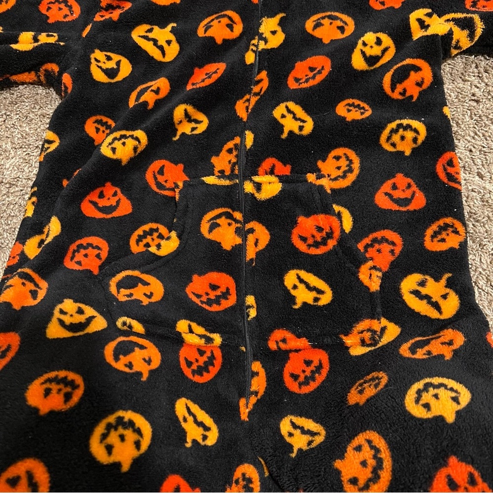 Halloween pumpkin onesie